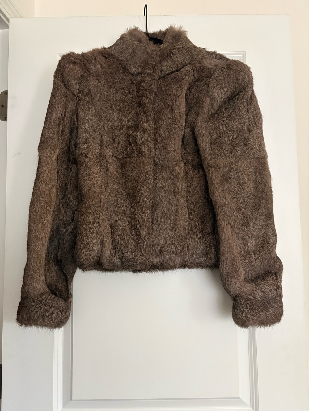 Vintage Genuine Rabbit Fur Jacket Coat -EUC- Ultra Soft S/M